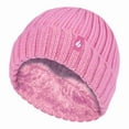 thumbnail image 1 of Heat Holders - Girls Thick Chunky Ribbed Beanie Hat with Bobble for Winter, 1 of 2