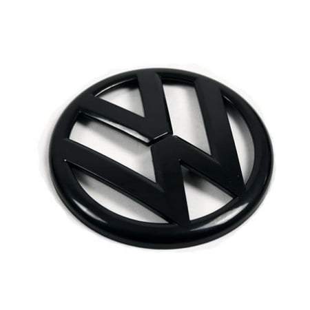 Ss Rear Panel Emblem - 10-14 VW Mk6 Golf/Gti Euro Rear Trunk Emblem Badge - Gloss Black