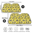 thumbnail image 3 of Balery Honeybee Print Car Windshield Sun Shade,Windshield Sunshade for Car Pickup Truck SUV Accessories-, 3 of 7