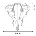 thumbnail image 2 of ShenMo 1pcs ALREADY PRE-CUT DIY 3D Kit, African Elephant Papercraft Sculpture, ORIGAMI, DIY Folding Assembly Thick Card Paper, 2 of 5