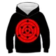 thumbnail image 1 of Sudadera con capucha con estampado 3D de Anime Akatsuki para niños, ropa de calle informal de manga larga con capucha y estampado de Kakashi, 1 of 2