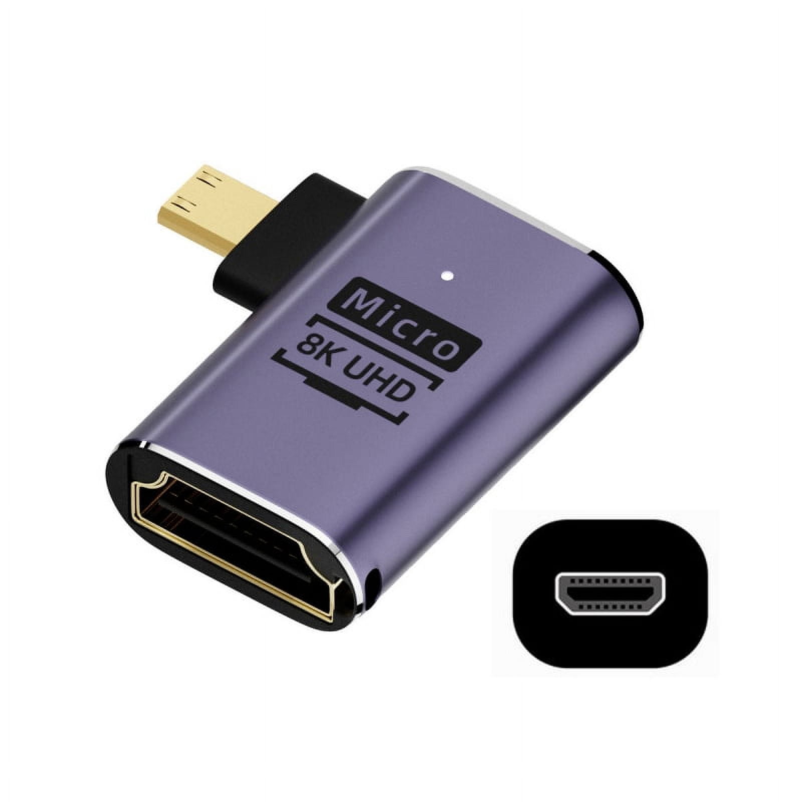 Adattatore HDMI Angolo Retto Maschio-Femmina Dorato &ndash; Per HDTV, PS3, XBOX, Laptop