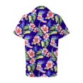 thumbnail image 6 of Pimfylm Hawaiian Shirts for Women Hawaii Tropical Button Down Tops Summer Beach Vacation Outfits Floral Short Sleeve Blouses Purple, S, 6 of 6