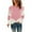 Pink, variant on cfhntfmh Womens Crochet Sweater Crewneck Long Sleeve Pullover Color Block Oversized Ribbed Sweaters Fashion Tops for Women（Pink,X-Large)