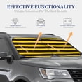 thumbnail image 4 of Fotbe Bee Stripe Juego de 2 Piezas de Parasoles para Parabrisas | Bloqueador Solar para Auto | Accesorios Plegables para Protección Solar Interior-Small, 4 of 6