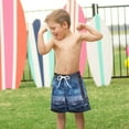 thumbnail image 4 of FORMRS Boys Swim Trunks Quick Dry Mesh Liner Boardshorts Sizes XS-XL, Window Space, 4 of 7