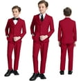 thumbnail image 2 of Lycody Boy's Formal Suit Set Slim Fit Kids Tuxedo Suits for Wedding Teen Toddler Boy Dress Suit Outfit, 2 of 5