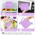 thumbnail image 4 of Set de loncheras MAXSO Bento para niños con termo para sopa, 240 ml, color morado, 4 of 7