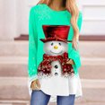 thumbnail image 1 of DPTALR Femmes Décontracté Manches Longues Col Rond Chandail Blouse Ample Style Ethnique Rétro Chemises Imprimées, 1 of 4