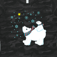 thumbnail image 4 of Inktastic Christmas Polar Bear and Cub with a Star Women's T-Shirt, 4 of 5