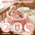 thumbnail image 5 of Keyohome Baby Dolls, 12" Baby Doll Playset with Sleeping Carrier Bassinet Bed Set in Gift Box, Soft Reborn Baby Doll with Cloths/Blanket/Feeding Kit for Girls Ages 3+, 5 of 9