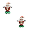 thumbnail image 2 of Destyer Beautiful Balloon Christmas Decorations Party Essentials Christmas Gifts multicolor Stretching Santa 2Set, 2 of 6