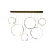thumbnail image 4 of Lámpara Candil Colgante LED Bubbles Luxica Lighting Dorado, 4 of 5