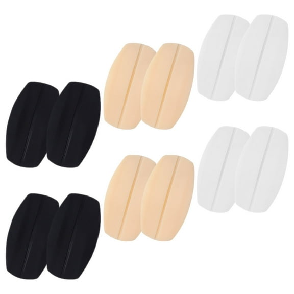 Raindrops  6 Pcs No Dents Bra Strap Pads Silicone Shoulder Straps Women's