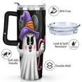thumbnail image 3 of Halloween Pumpkin Tumbler Happy Halloween Pumpkin Tumbler Cup with Straw,Thermal with Lids for Hot and Cold Drinks for Work Travel 40 oz Spooky Cup, 3 of 7