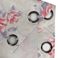 thumbnail image 4 of Ambesonne Nature Grommet Curtain, Traditional Oriental Roses, 50"x120", Dark Pink Taupe Grey, 4 of 5