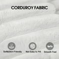 thumbnail image 6 of 157.6"Cloud Sofa,Corduroy Fabric,Deep Seat Couches,Double-layer design,Removable  Cushion,No Assembly,DIY Combination for Living room, Bedroom,Conference room ,Apartment,White, 6 of 10
