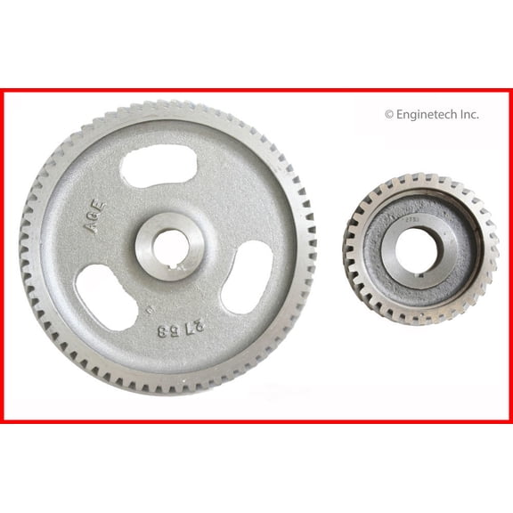 Enginetech 2760SA Engine Timing Gear Set. Matched HD Aluminum Camshaft Gear