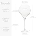 thumbnail image 3 of Galateo Verres à Vin Rouge Bourgogne de la Collection Verona - Ensemble de 4, 3 of 6