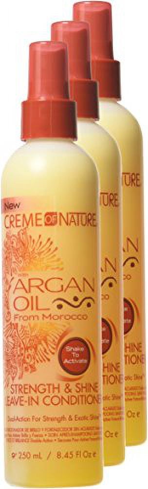 Creme Of Nature Argan Oil Conditioner Leave-In 8.45 Ounce (249ml) (3 Pack)