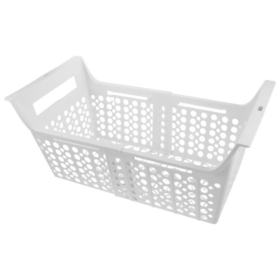 SEWCHICS Plastic Freezer Organizer Basket with Drainage Hanging Wire Rack for Home Refrigerator Storage