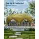 thumbnail image 4 of Historyli Tienda de campaña plegable de 10 x 20 pies, resistente, impermeable, con 3 alturas ajustables, color caqui, 4 of 7