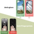 thumbnail image 4 of (2-Pack Matte Privacy Anti-Spy Screen Protector for iPhone 14 Pro Max/15 Plus/16 Plus (6.7-Inch),9H Tempered Glass,Anti-Glare,Full Coverage,Anti-Fingerprint,Auto Dust Removal,Bubble-Free, 4 of 7