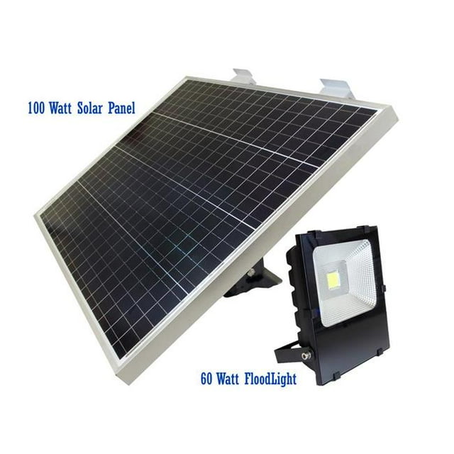 eLEDing EE8100W-DT60-FH 60 Watts 7500 Lumens Gris Lumière de Zone LED Intégrée pour Extérieur avec Tête d'Inondation Détachable Fonction Intelligente