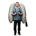 thumbnail image 6 of Portable Inflatable Fishing Boat Raft Backrest Adjustable Angle Inflatable Fishing Boat w/Hand Air Pump, 6 of 23