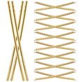 thumbnail image 2 of Shisuyan Fret Leveling Kit Fret Wires Brass Golden For Musicians Performance 20Set 1.97X0.08X0.08In, 2 of 8