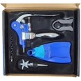 thumbnail image 1 of The Ultimate Wine Bottle Opener, 5 Piece Kit, Blue, Universal, 1 of 1