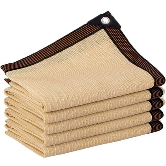 Sun Shade Cloth - Garden Shade Mesh Netting Cover with Grommets for Outdoor Pergola Patio Deck Plants Greenhouse Chicken Coop Swimming Pool（2x2M）