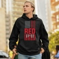 thumbnail image 4 of Remember Everyone Deployed Sweatshirt Until They All Come Home RED Friday Military US Flag American Patriot Hoodie, 4 of 7