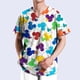 thumbnail image 5 of Camiseta de enfermería con estampado de Minnie y Mickey de Disney para hombre, tops casuales, manga corta, bolsillo con cuello en V, uniforme para mujer neutral, 5 of 5