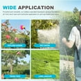 thumbnail image 6 of 3.2 Gallon Battery Powered Backpack Sprayer, Electric Back Pack Sprayer with 41" Telescopic Wand, 3 Speeds & 5 Nozzles for Lawn, Weed Control, Pest Spraying, 6 of 9