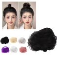 thumbnail image 4 of Pince à Mâchoire en Chignon Désordonné Pièce de Cheveux Extension Chouchou Chignon Cheveux, 4 of 9