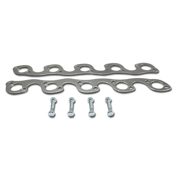 DNA Motoring GKTSET-DR96V10 For 1996 to 2002 Dodge Ram Truck 2500 / 3500 8.0L V10 Aluminum Exhaust Manifold Header Gasket Set 97 98 99 00 01