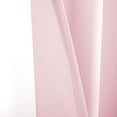 thumbnail image 3 of Pink Curtains 63 Inch Long- Blackout Curtains with Voile Sheer Drapes Thermal Pink Window Treatments with Tie-Backs for Kids/Girls Bedroom Nursery Living Room, Elegant, 1 Panel, 3 of 11