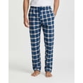 thumbnail image 2 of Real Essentials 3 Pack: Men's Soft Cotton Flannel Pajama Pants PJ Lounge Bottoms Elastic Waist Pockets (Big and Tall), 2 of 8