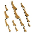 thumbnail image 1 of Delaware State Silhouette Wood Mini Charms Shapes DIY Craft Jewelry - No Hole - 25mm (7pcs), 1 of 7