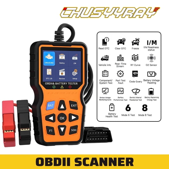 CHUSYYRAY OBD2 Scanner Diagnostic Tool, Car Check Engine Code Reader, Full System Auto Diagnostic Scan Tool for All OBDII Cars 1996