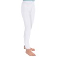 thumbnail image 4 of Hansber Kids Girls Athletic Leggings Active Dance Tights Yoga Running Workout Jegging Pants White 10, 4 of 6