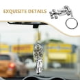 thumbnail image 3 of unbranded 2Ud Llavero Colgante Metal Plata De Carreras Resistente Para Llaves Bolsos, 3 of 8