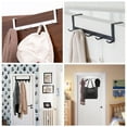 thumbnail image 4 of Over the Door Hanger Hook, Over the Door Towel Rack with 5 Coat Hooks, Waterproof Over Door Coat Rack Towel Hanger for Coats, Hats, Robes, Towels, 4 of 8