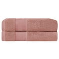 thumbnail image 2 of BNM Turkish Cotton Heavyweight Bath Sheet Set, Coral, 2 of 5