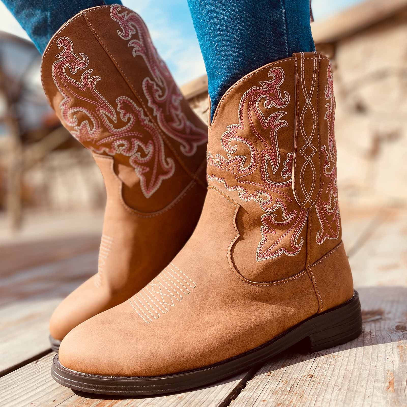 IUHAN Boots for Women,Ladies Boots Mid 