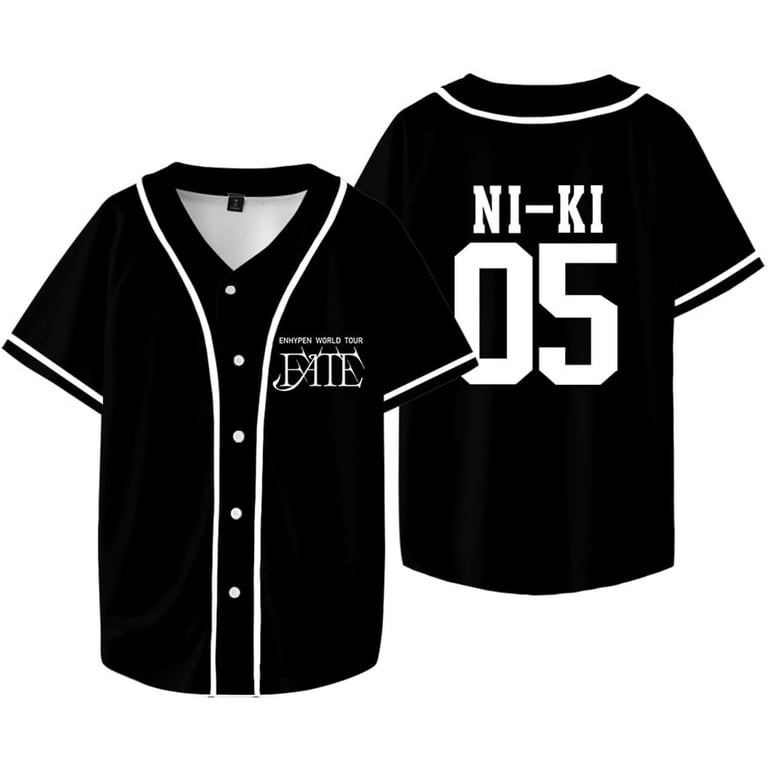 ENHYPEN Fate World Tour Merch Jersey New Logo Baseball