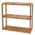 thumbnail image 2 of SONGMICS Bamboo Bathroom Shelves, 3-Tier Adjustable Layer Rack, Natural, 2 of 6