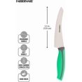 thumbnail image 3 of Farberware Couteau Utilitaire Dentelé à Prise Douce, 5,5 Pouces, Vert, 3 of 6