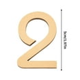 thumbnail image 1 of Tumotour 5CM Acrylic Number Plates For Elegant And Stylish Decor, 1 of 3